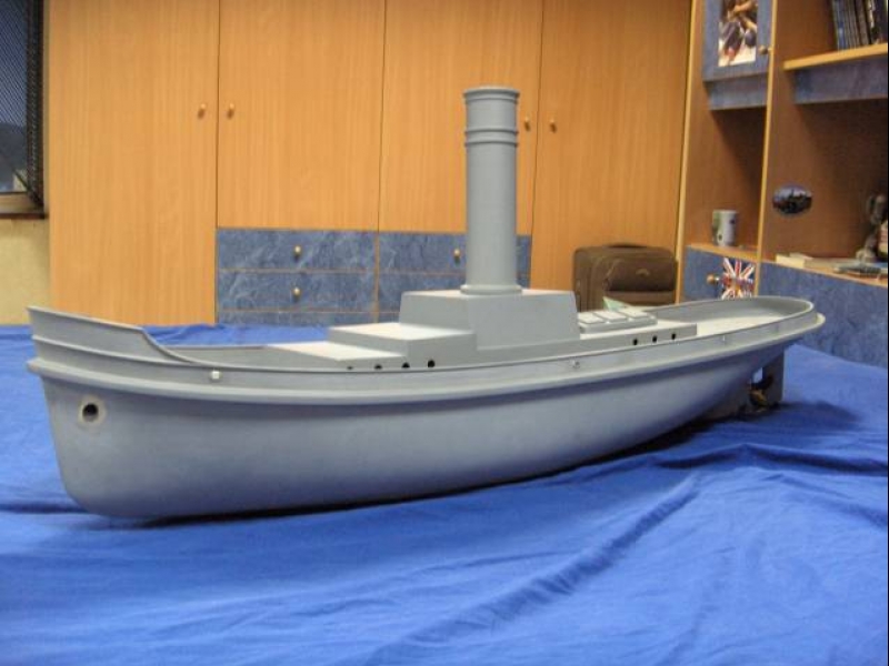Rumpf und details fur Dampfschlepper Herculles von Kvalitet Sport